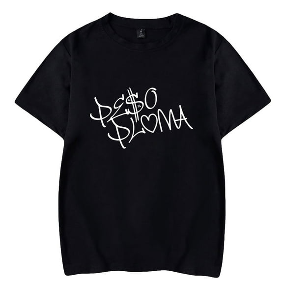 Peso Pluma Tshirt 2023 Merch Double PP Tee Women Men O-neck Short Sleeve Casual T-shirt