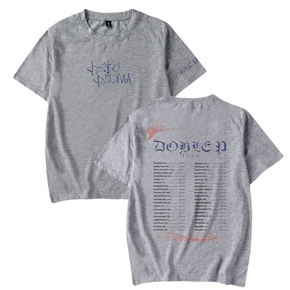 Peso Pluma Tshirt 2023 New Album Genesis Merch Tee Women Men O-neck Short Sleeve Casual T-shirt