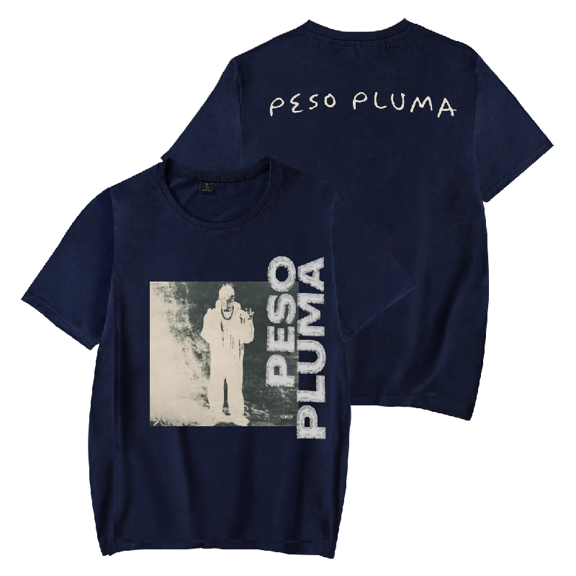 Peso Pluma ÉXODO 2024 New T-shirt Short-sleeved Women Men Fashion Casual Summer Tee
