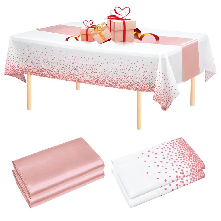  12Pack 12x108 Inch Satin Table Runner and 54x108Inch