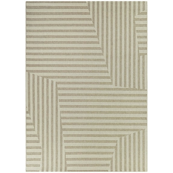 Pessoa Modern Striped Area Rug