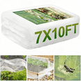 thumbnail image 1 of Pest Barrier Netting 7x10 FT White – Ultra Fine Garden Mesh, Plant Cover for Outdoor Vegetables Fruits, Bird Insect Deer Rabbit Protection, 1 of 7