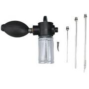 Pest Control Bulb Duster with 3 Stainless Steel Nozzles - 150ml Capacity for Flies and Termite Removal - Easy to Use and Clean - Silicone Body for Garden and Home Use