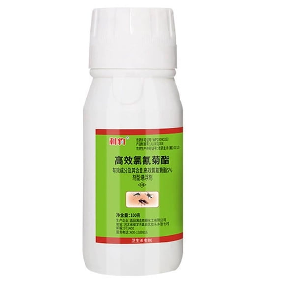 Pest Control Concentrate, 5% Effective Suspension for Outdoor Gardens, Lawns and Patios, 100ml