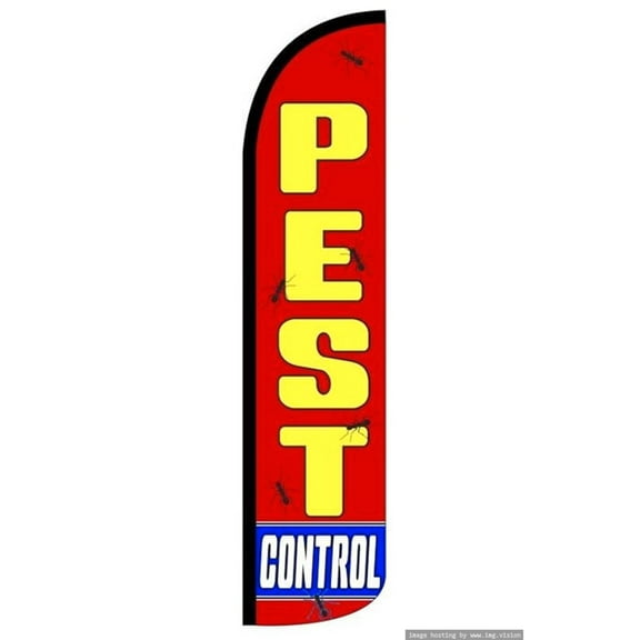 Pest Control Windless flag Without Pole Advertisement /Business Flags | Feather Flag |