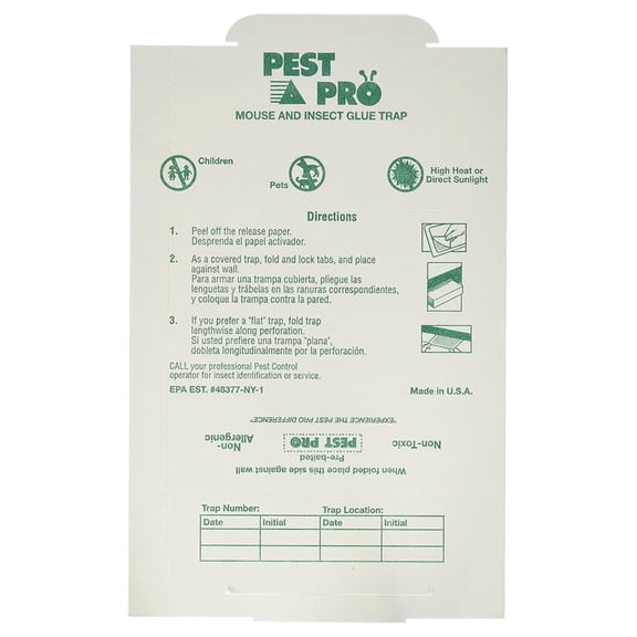 Pest Pro Mouse, Spider, Roach & Insect Glue Boards - 75 Count - Butter Scented (Non-Allergenic)
