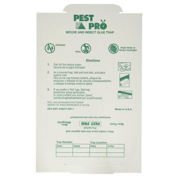 Pest Pro Mouse, Spider, Roach & Insect Glue Boards - 75 Count - Butter Scented (Non-Allergenic)
