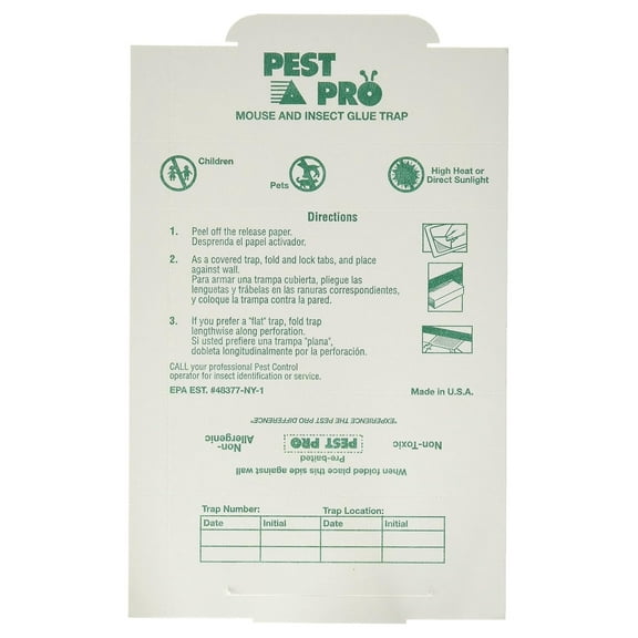 Pest Pro Mouse, Spider, Roach & Insect Glue Boards - 75 Count - Butter Scented (Non-Allergenic)