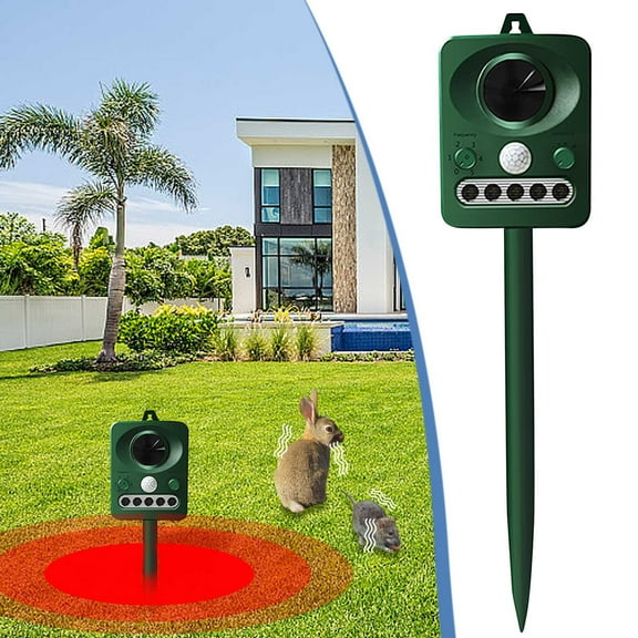 Pest Repeller, Solar Animal Deterrent, Garden Protection, Outdoor Pest Control, Wildlife Scare Device