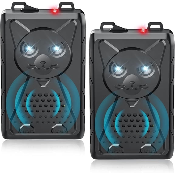 Pest & Rodent Squirrels Repellent, Plug-in Rat Bat Spider , Operated Deterrent Control Mice for Engines, Replace Indoor, Outdoor 2 Pack