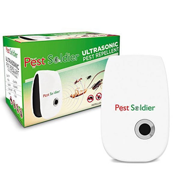 Pest Soldier Ultrasonic Insect and Pest Repellent Plug In Device