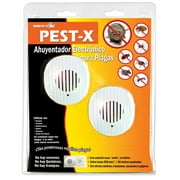 Pest-X 220 Volt Ultrasonic Rodent Insect Pest Repeller 6-Pack 3000 square feet Mice Ants Spiders Fleas Ticks Cockroaches European Plug