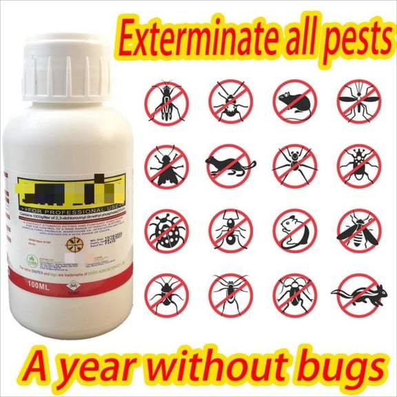Pest control,Effectively control cockroaches,ants,flies,mice and More,etc. both indoors and outdoors. 3 bottles (100 ml/bottle)