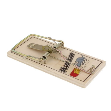 PestGuard MouseGuard Twin Wound Spring Metal Bait Pedal Mouse Traps (4pk)