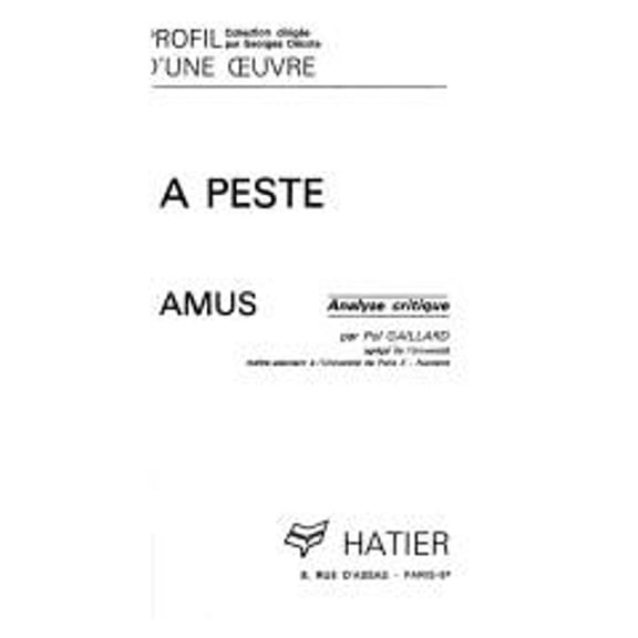 Pre-Owned Peste (Paperback) 9782218018206