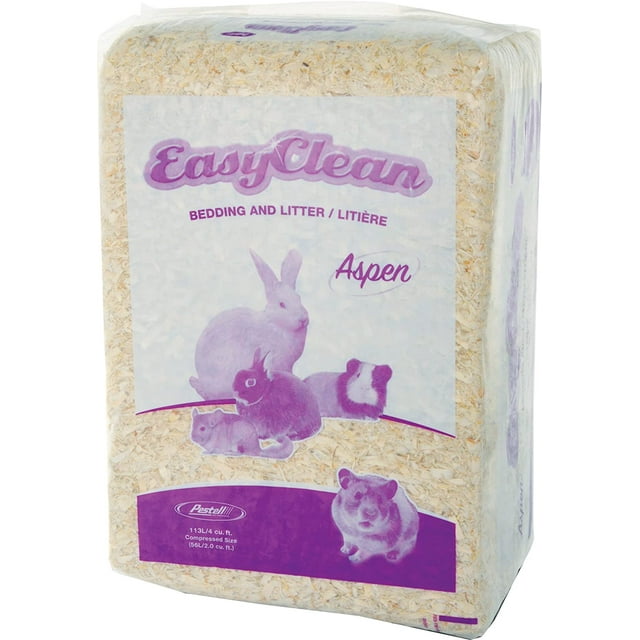 Pestell Pet Products Easy Clean Aspen Bedding, 113 Liters 9.0"L x 24.0"W x 16.0"Th