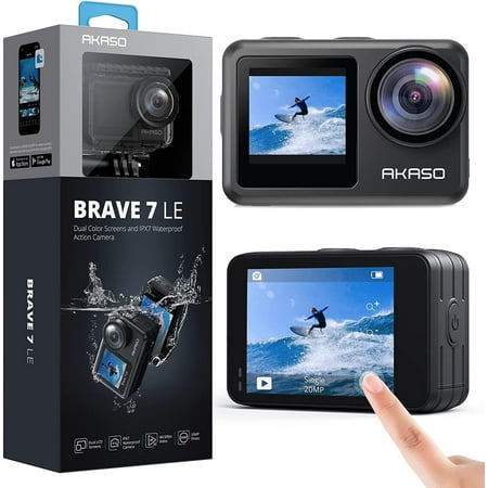 AKASO - Brave 7 LE 4K Waterproof Action Camera with Remote