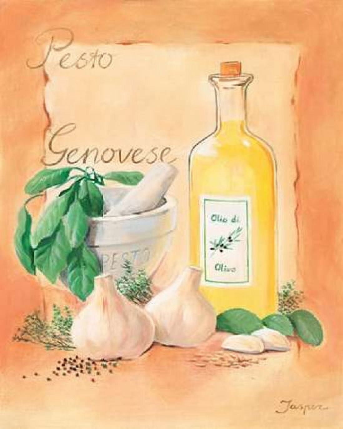 Pesto Genovese Canvas Art - Jasper (24 x 30)