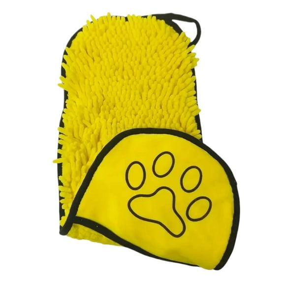 Pet Absorbent Towel Quick-Dry, Soft, for Dogs & Cats, Bathing, Portable
