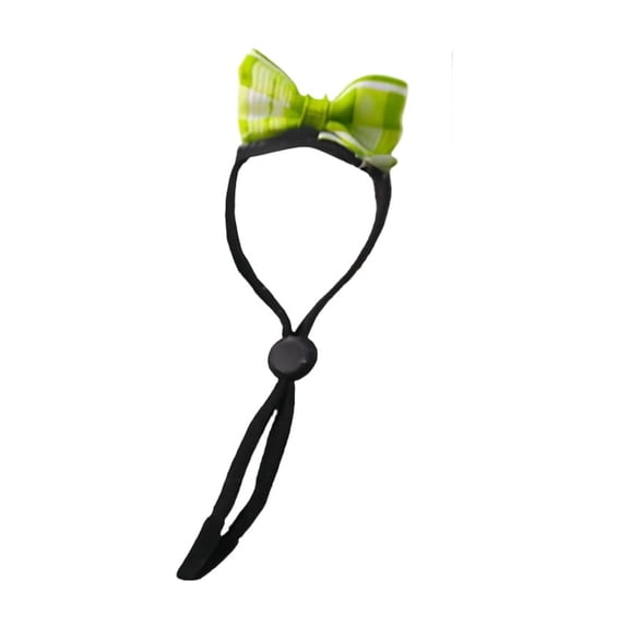 Pet Accessories For, Bird Accessories, Bow Accessories, Elastic Strap, Green Fabric, Adjustable, Decorative, Small Pet Supplies, Elastic Strap, Pet, 1inBow, 1 Pc