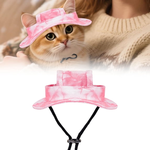 Pet Accessories Lightweight Sun Hat for Dogs with Wide Brim Eye and Face Outdoor Summer for