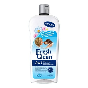Pet-Ag Fresh ’n Clean 2-N-1 Conditioning Shampoo, Baby Powder - 18 oz