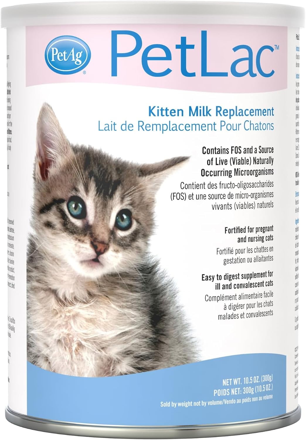 PetAg PetLac Powder for Kittens 10.5 oz Kitten Milk Replacement