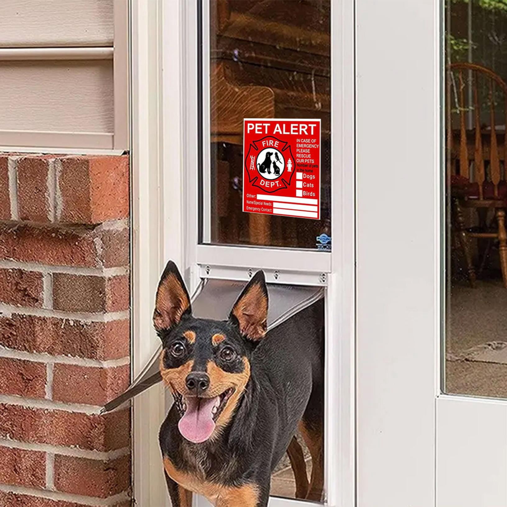 Window Alert Stickers Pet Alert Safety Fire Rescue Sticker,Pet Stickers,Save Our Pets ...