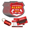 Pet Alert Stickers in Case of Emergency Pets Rescue Stickers Static
