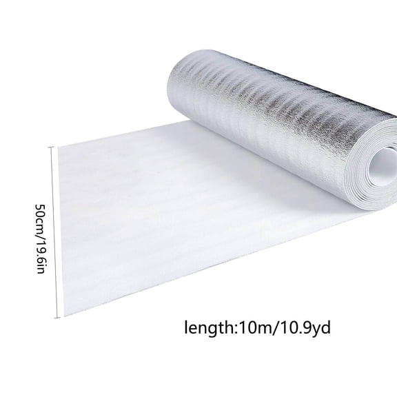 Pet Aluminized Film Radiator Reflectives Film 5M/10M Foil Thermal Insulation Films Home Thickened Thermal Insulation Films