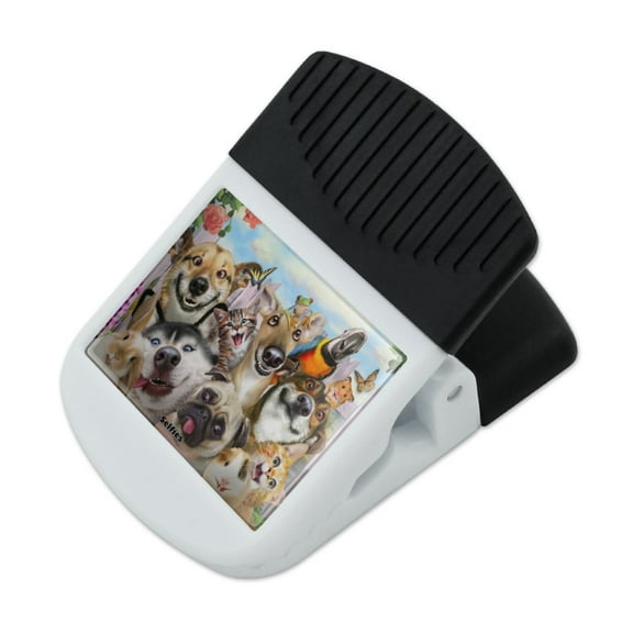 Pet Animals Selfie Dogs Cats Rabbit Hamster Guinea Pig Refrigerator Fridge Magnet Magnetic Hanging Hook Note Snack Clip