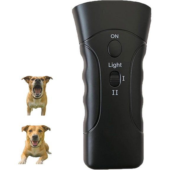 Pet Anti Barking Device, Gentle Ultrasonic Dog Bark Deterrent & Trainer - Stop Excessive Barking, Pet Training Tool with Light, Sonic Emitter for Puppies & Dogs (1pc)