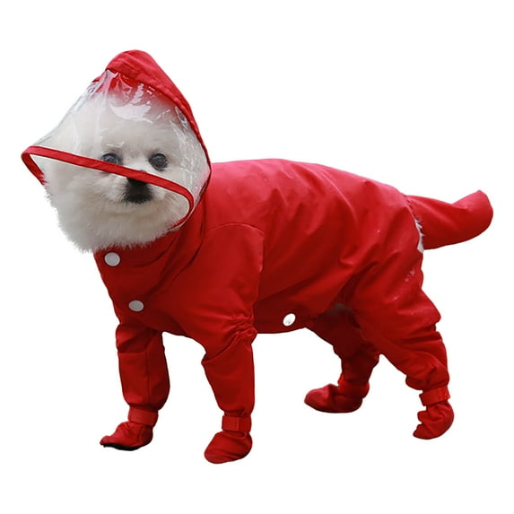 Pet AntiDust Pants, Anti-Slip Waterproof Rain SnowBoots with Adjustable Suspender, Dog PawProtector Shoes Outdoor Walking/Hiking DirtyProof Belly for Small, Medium-Sized Dogs