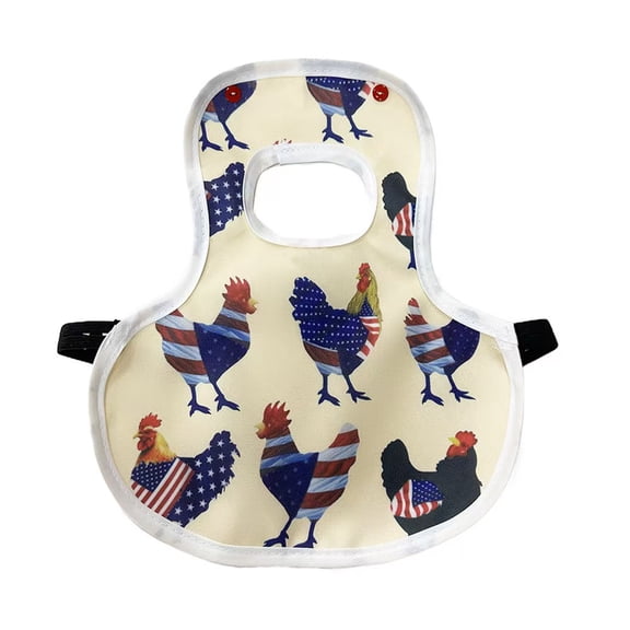 Pet Apparel Special Hen Saddle Apron, Feather Protector and Fixer for Intimate Back Protection