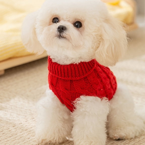 Pet Apparel for Cats and Dogs Elegant Vest Jacket Coat Suitable for Small to Large Breeds Fashionable Indoor Outdoor Comfort and Warmth, 38 cm, Red
