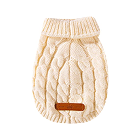 Pet Apparel for Cats and Dogs - Versatile Outfit Vest Coat for Small Medium Large Breed Knit and Safe Indoor Outdoor Use