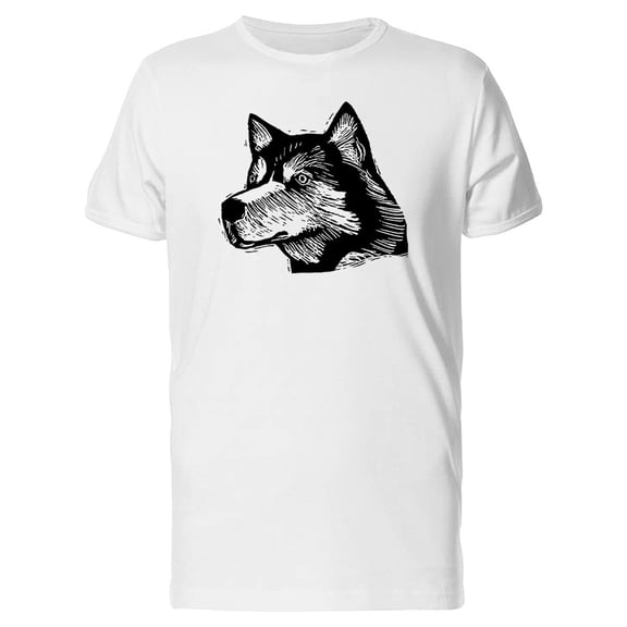 Pet Art Siberian Husky Dog T-Shirt Men -Image by Shutterstock, Male Large