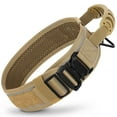 thumbnail image 1 of Pet Artist 2.6 Inch Wide Tactical Dog Collar with Handle Military Breathable Mesh Padded Adjustable Heavy Duty Metal Buckle, 1 of 8