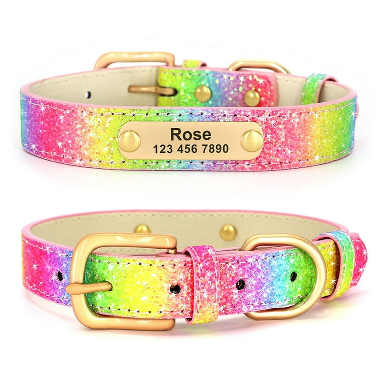 Personalized bling dog collars outlet