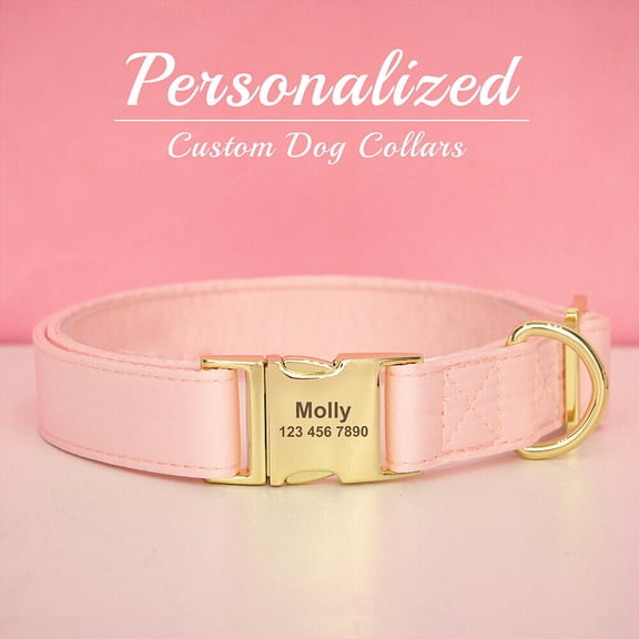 Pet Artist Customized Dog Collar Personalized Pet Puppy ID Name Number Free Engraved Cute