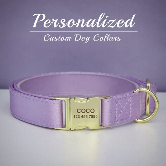 Pet Artist Customized Dog Collar Personalized Pet Puppy ID Name Number Free Engraved Cute