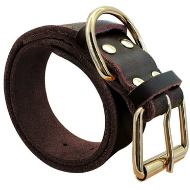 Pet Artist Durable Genuine Leather Pet Dog Collars Soft Heavy Duty for Small to Large Dogs