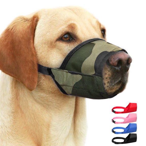Pet Artist Durable Nylon Dog Muzzle Anti Bite Chew Bark Head Collar Dog Satety Mouth Cover