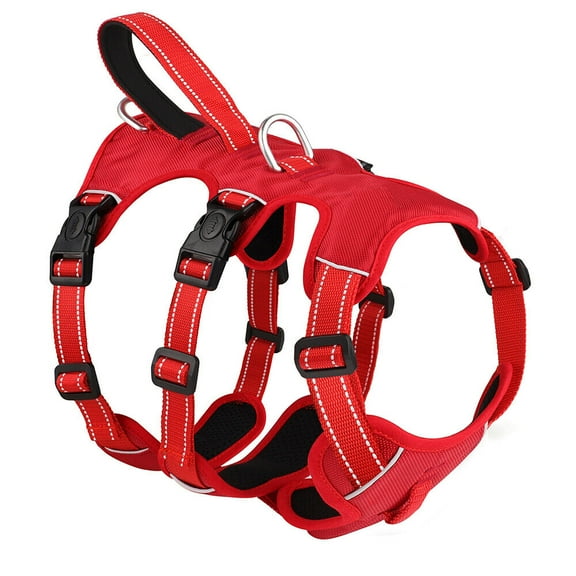 Pet Artist Escape Proof Dog Harness Reflective Adjustable Soft Padded Pet Vest With Comfort Handle