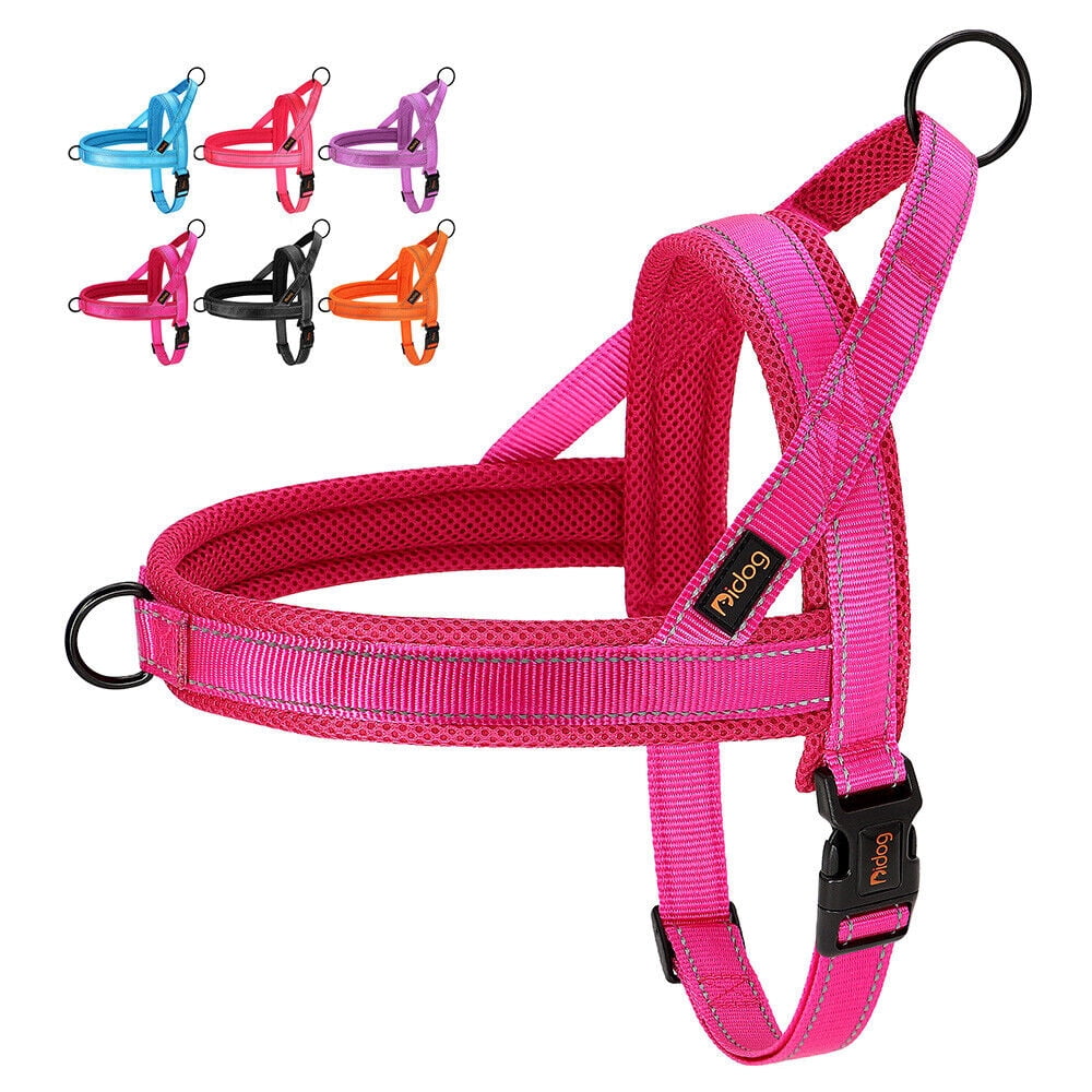 Pet Artist No Pull Dog Pet Dog Harness Reflective Nylon Mesh Padded with Handle Front Leading
