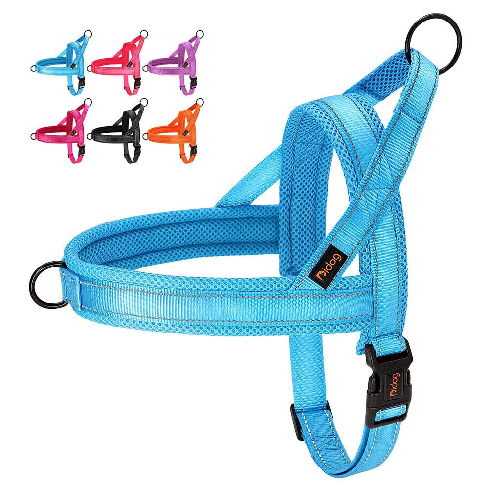 Pet Artist No Pull Dog Pet Dog Harness Reflective Nylon Mesh Padded with Handle Front Leading