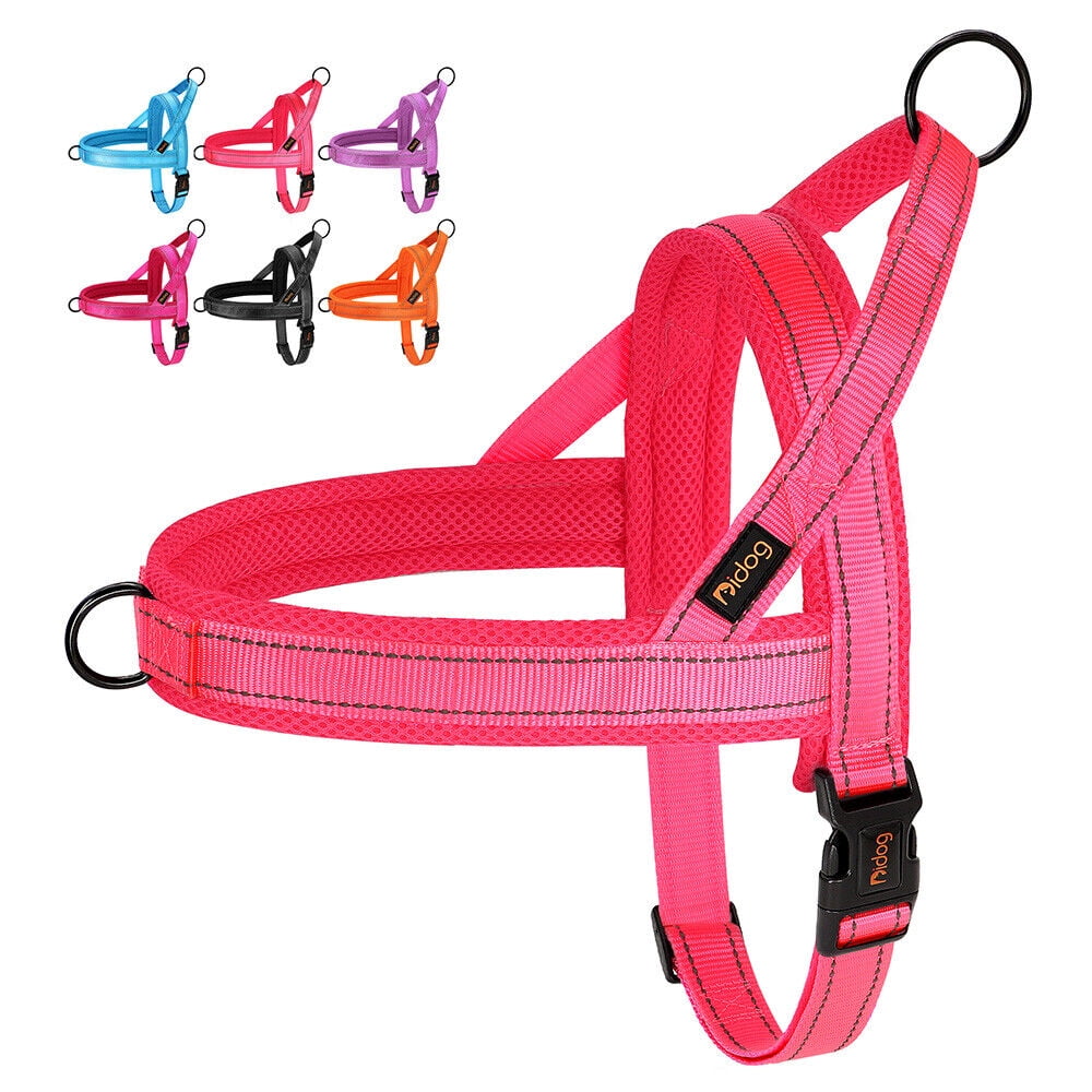Pet Artist No Pull Dog Pet Dog Harness Reflective Nylon Mesh Padded with Handle Front Leading