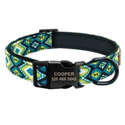 Pet Artist Personalized Pet Dog Collars Custom ID Name Tag Soft Padded for Small Large Dogs