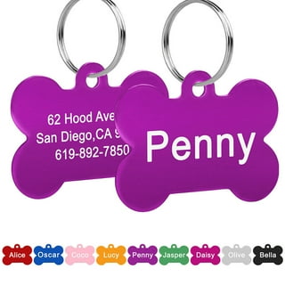PET ARTIST Cat ID Tags in Cat Collars Leashes Harnesses Purple Walmart