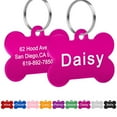 Pet Artist Personalized Pet Name ID Tags for Dog, Custom Double Sided ...